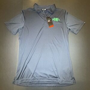 Travis Mathew NWT  Golf Polo Shirt Men's Size M Lightweight Gray